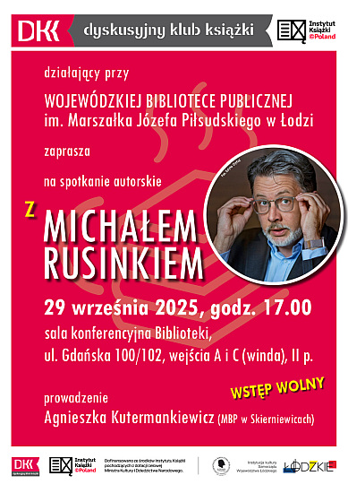 Michał Rusinek gościem Biblioteki 